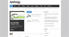 Desktop Screenshot of digitalanalyticsjournal.com